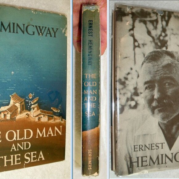 The OLD MAN And The SEA by Ernest Hemingway True First Edition 1952 - Picture 11 of 11